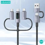 USAMS SJ713 60W Fast Charging 6 in 1 Display Display Data Cable